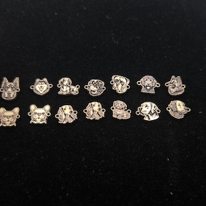 14k GF Dog Connectors for permanent jewelry