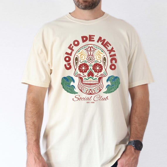 Gulf of Mexico Shirt, Gulf Coast Shirt, Mexico Gift for Mexico Lover, Golfo de México 1550 Retro Shirt, Vacation Mexico Shirt