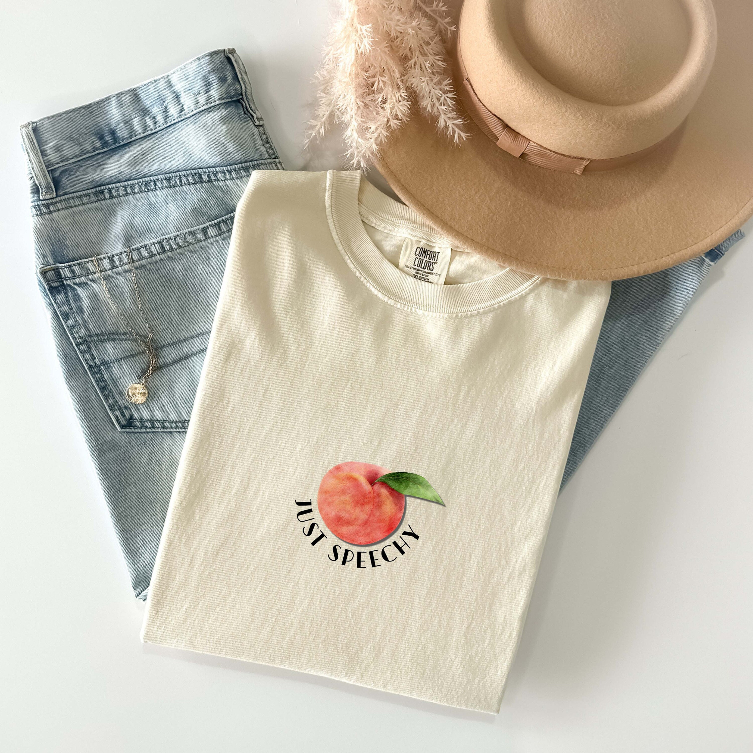 【GENERAL IDEA】Fruits Loose Fit 半袖Tシャツ - Peach Loose-Fit Boxy T-Shirt - Apricot pink - Men | H&M US