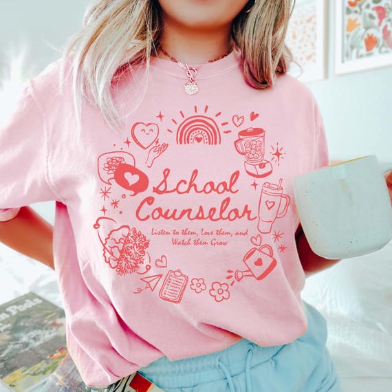 School Counselor Gift Comfort Colors Shirt, Appreciation Gift For School Counselor, School Psychologist Shirt, School Counseling Therapy Tee