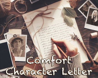 Carta impresa de tu personaje favorito, regalo de cumpleaños, anime, manga, juegos, películas, carta de ocasión, carta de apoyo, carta de amor