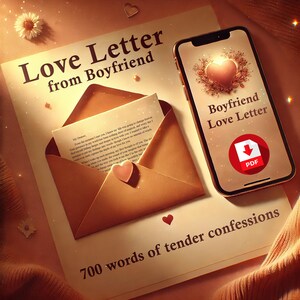 Carta de amor digital de mi novio