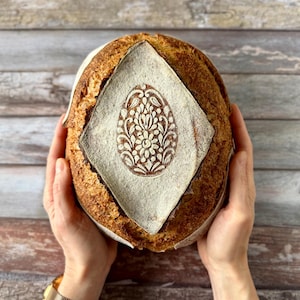 NIEUW! Broodstencils - Paascollectie - Zuurdesembakkunst, set van 3