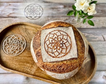 Bread Stencils (Round - Set A) | Bread Art | Sourdough baking tools