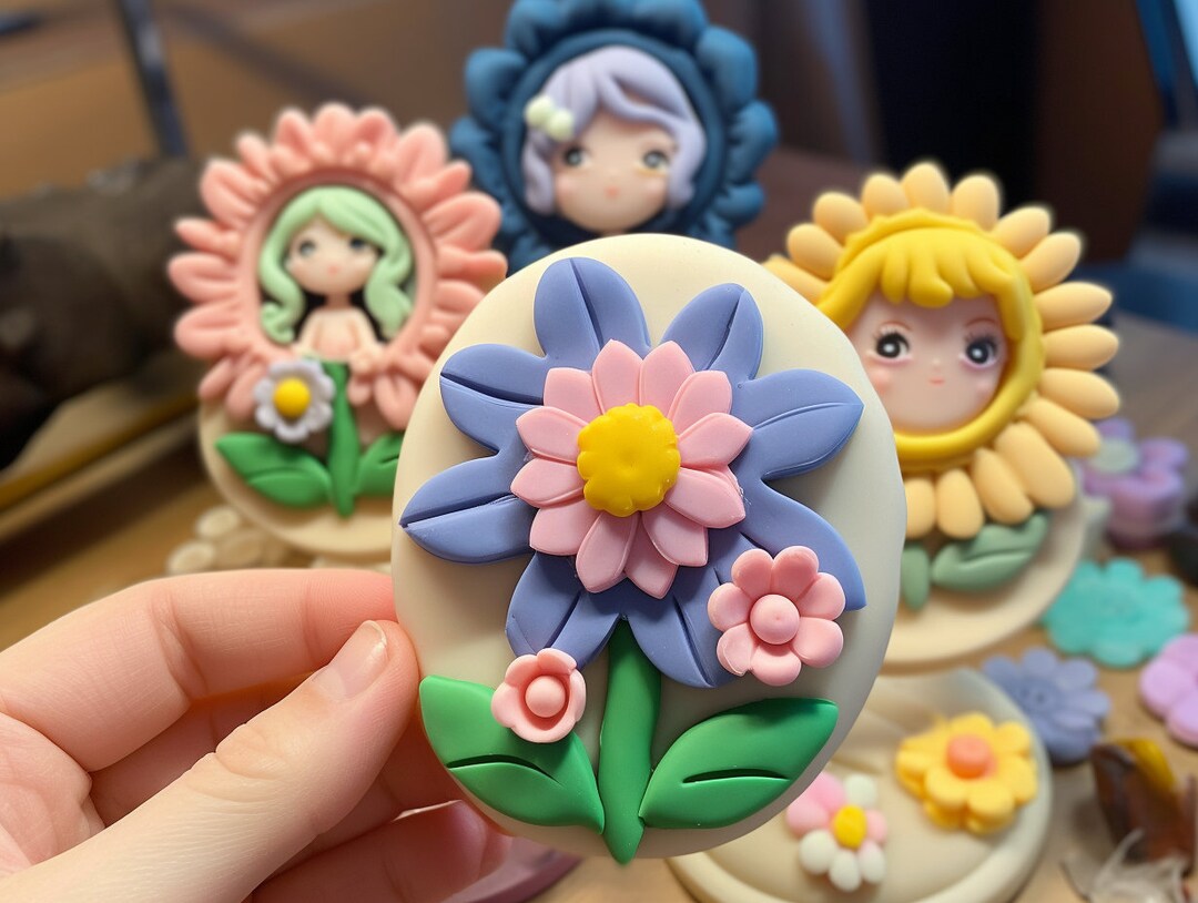 Princess Clays for Bows Biscuit Dolls Polymer Clay Arts and Etsy