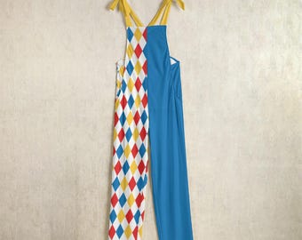 Harlequin Jester Pants: Clowncore Circus Costume