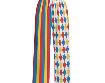 Pantalones de payaso: Ropa de payaso, pantalones de circo con pierna abierta