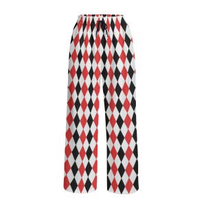 Harlequin Jester Costume Pants, Clown Costume, Clown Pants, Clown Suit Trousers, Circus Halloween Costume, Clown Themed Clothing, Clowncore