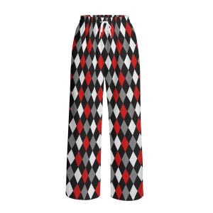 Dark Harlequin Jester Costume Pants, Clown Costume Pants, Sinister Clown Suit Trousers, Creepy Circus Halloween Costume, Clowncore Goth