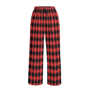 Harlequin Jester Costume Pants, Clown Costume, Clown Pants, Clown Suit Trousers, Circus Halloween Costume, Clown Themed Clothing, Clowncore