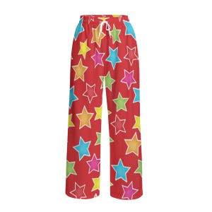 【SATIIIZ】Clown Patch Cotton Wide Work Pants Trying My Best - Wide-leg Pants - Etsy