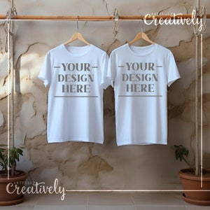T-Shirt Mockup Modern Gildan 64000 Mockup White, Gildan 64000 Mockup Bundle Mock Up Styled Photo Tee Mockup Sublimation JPG Digital Download