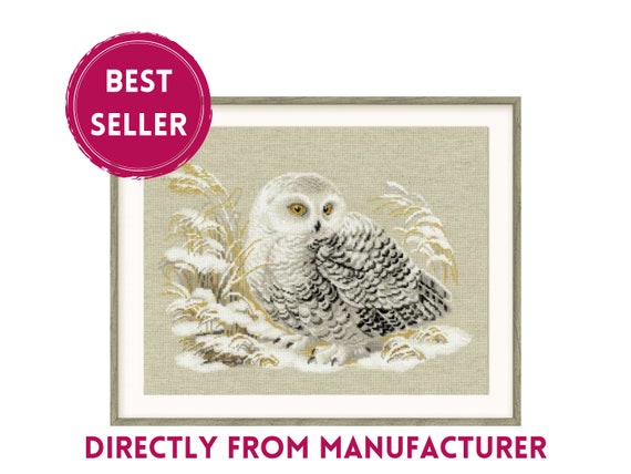 JSRQT Kit pour débutants broderie hibou aiguille perforatrice Punch Needle Bricolage de broderie avec perforée Adultes Outil point croix Cercle JSRQT Kit pour débutants broderie hibou aiguille perforatrice Punch Needle Bricolage de broderie avec perforée Adultes Outil point croix Cercle