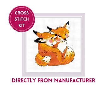 Kit Point De Croix Riolis 'Thé Au Citron' - Complet Avec Toile Aida 14ct, Fils Et Aiguille