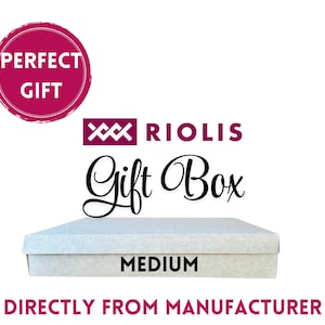 RIOLIS Geschenkbox Kreuzstichpackung, eine mittlere Geschenkbox mit 5 hochwertigen Stickpackungen für jeden Geschmack