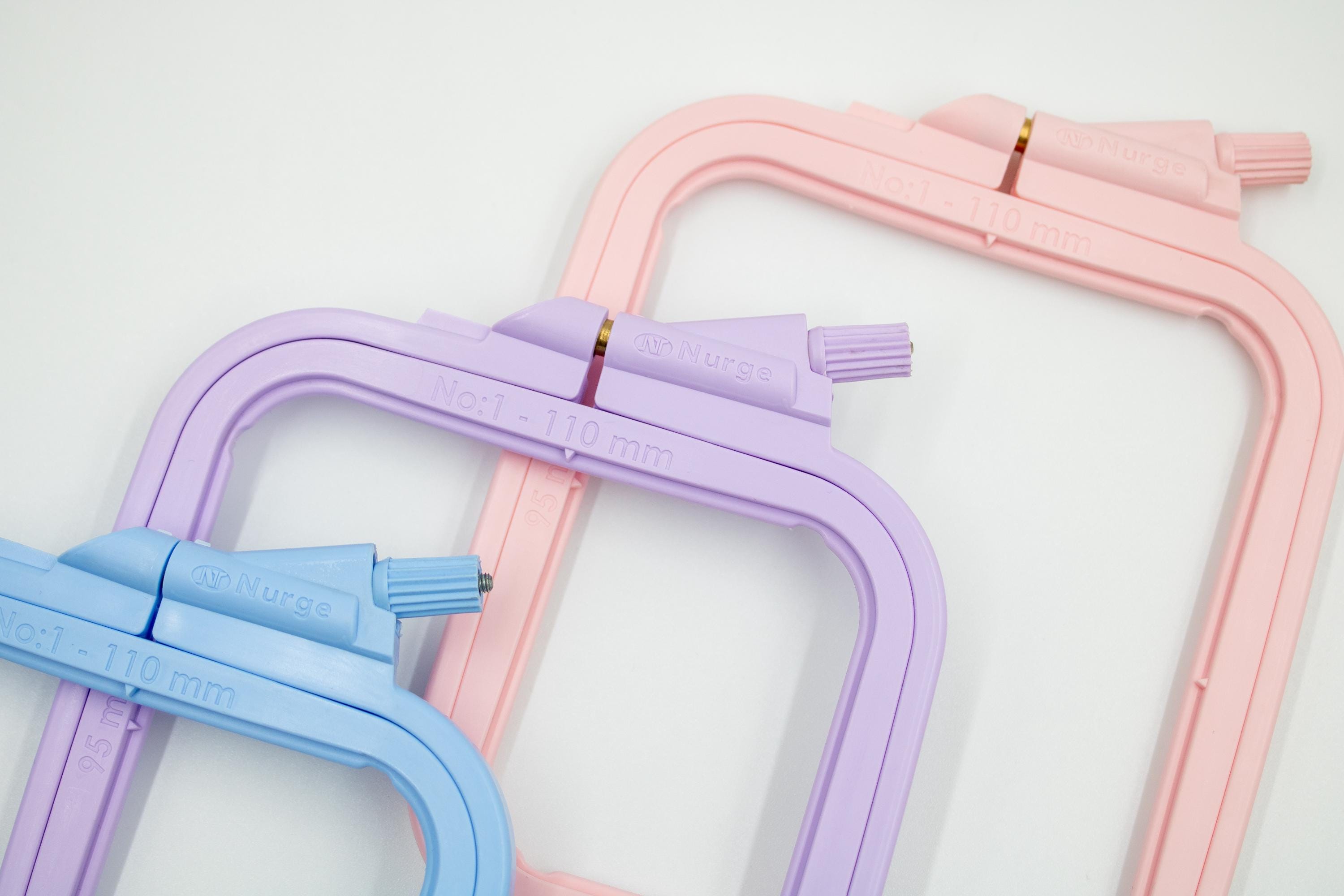 Pvc Hoop Style Frame Nurge Square Lilac Plastic Hoops / Frames, Ideal for Displaying Your ...