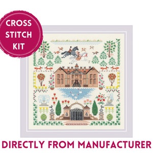 RIOLIS - Watercolor Gerberas 1485, Floral Cross Stitch Kits 11¾"x11¾, Cross Stitch Kits For Beginners & Advanced, Crossstitching Kits Adult, Counted Stitching Kits, Flowers Embroidery Kit