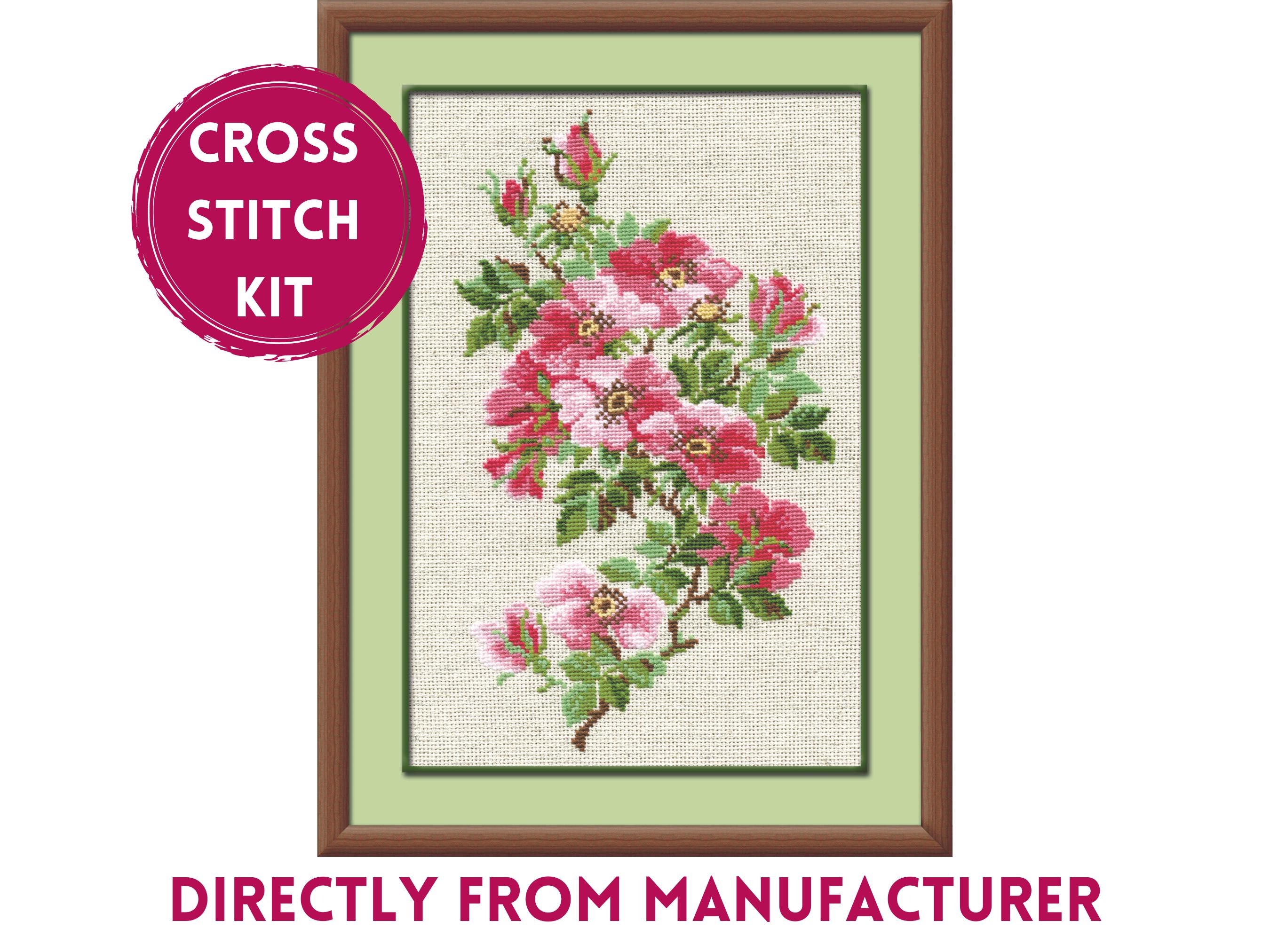 Ensemble de motifs de broderie Riolis au point de croix Bonne chance