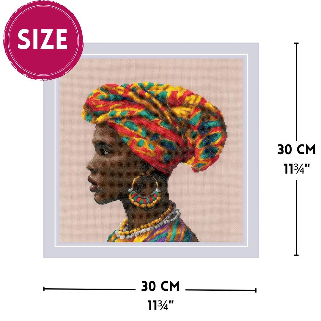 Riolis 1820 Dahlias Aquarelles Kit Point De Croix Compté