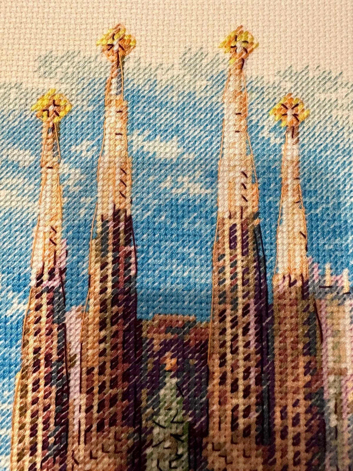 RIOLIS Counted Cross Stitch Kit 11.75"X15.75"-Sagrada Familia