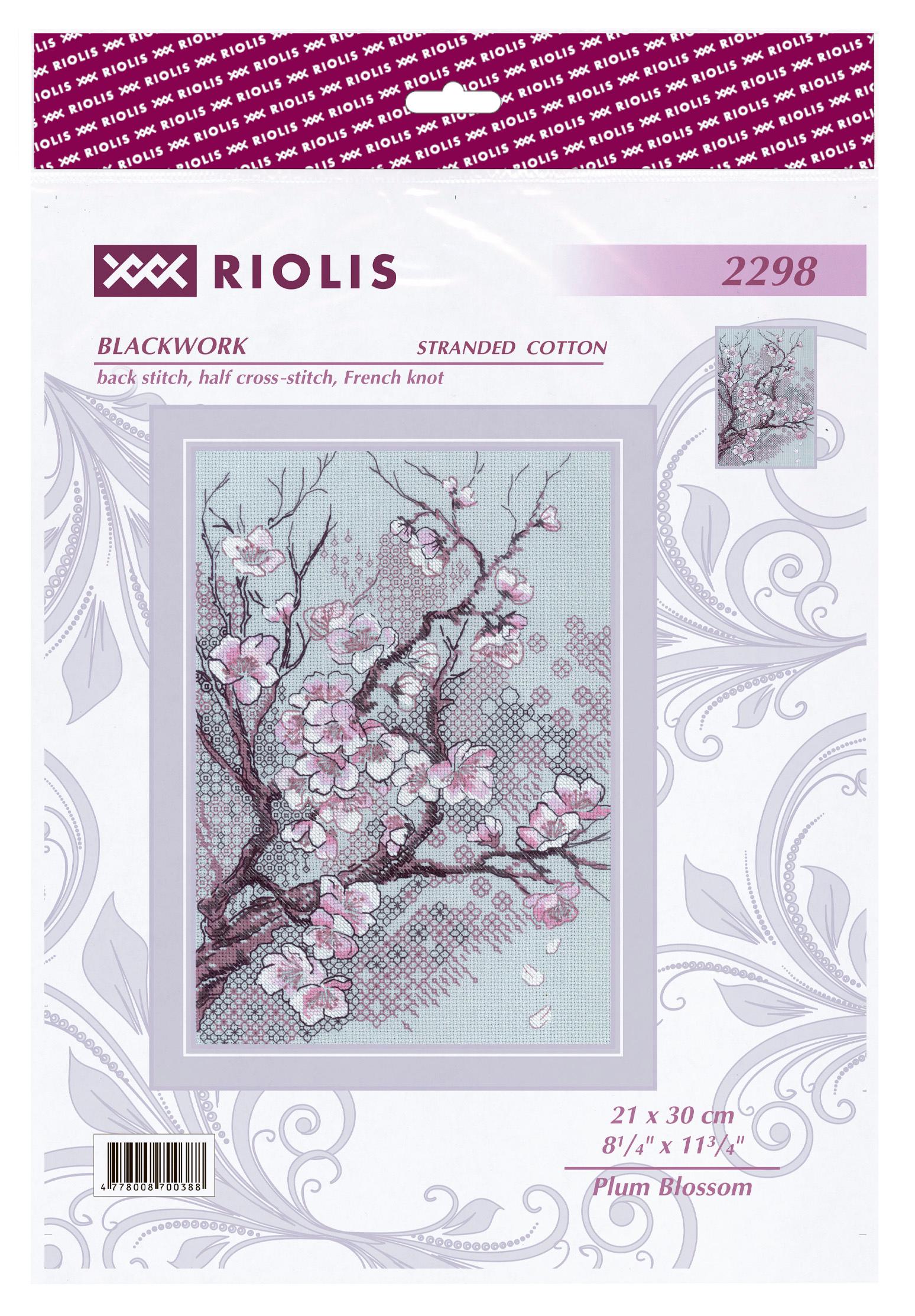 Günstig kaufen Riolis Blackwork Kreuzstich Set Die Freude am Sommer