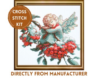 Crocs 21 Aine - Angelo Sognante A1001, Punto Croce 20x20, Punto Croce Kit Da Ricamare, Disegni Da Ricamare, , Kit Ricamo Punto Croce Embroidery Kit