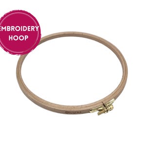Nurge Beechwood Embroidery Hoop, Premium Quality Hoop for Cross stitch and Needlework, Eight Different Sizes: 10 to 31 cm / 4 to 12 inches