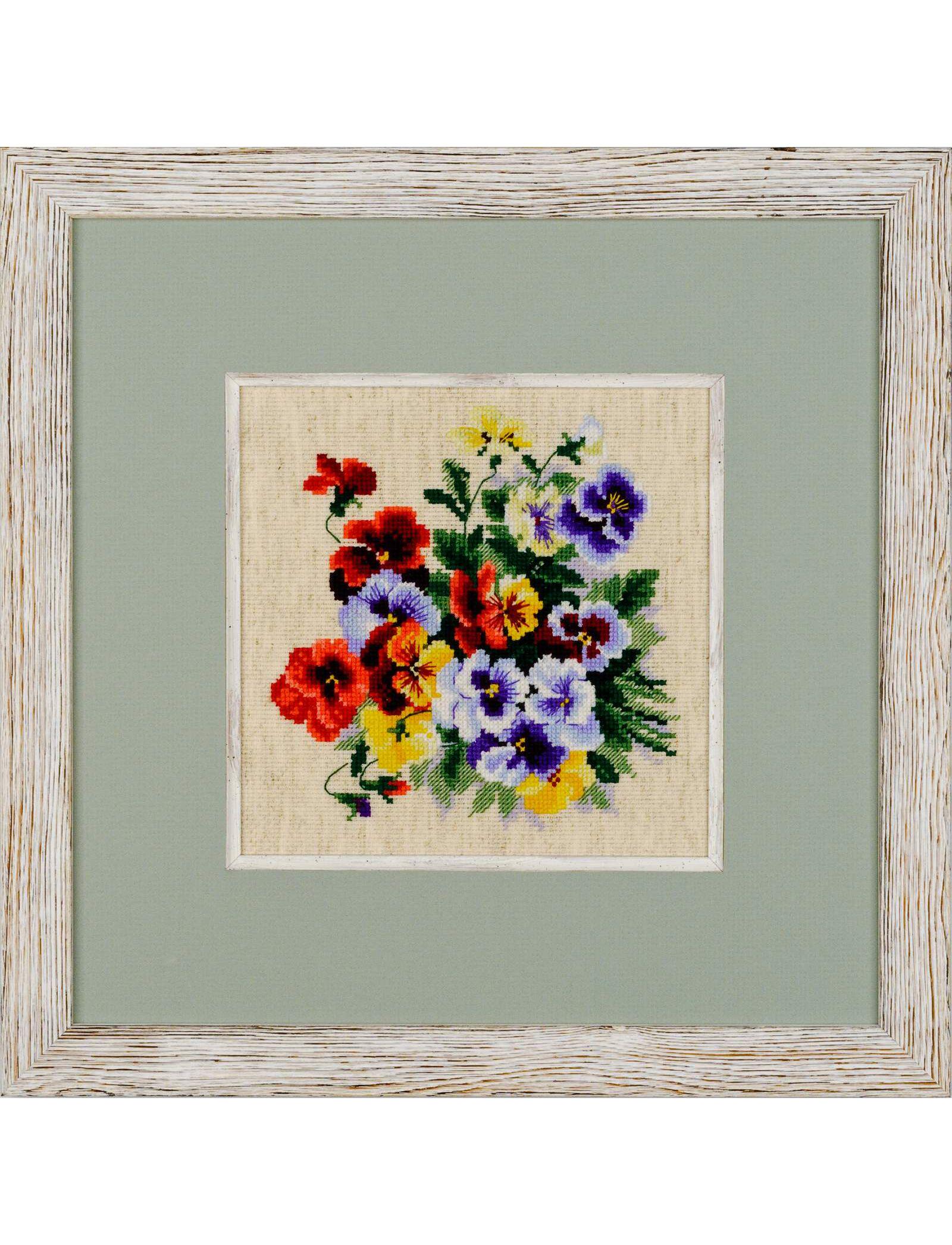 Le Point De Croix Duo De Pensées PN-0146578 De Vervaco