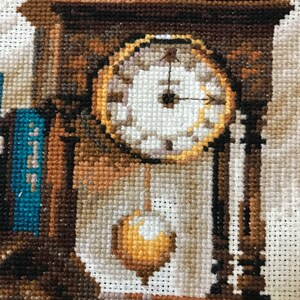 The RIOLIS cross stitch kit Furry Friends features beautiful three kittens playing. The kit includes wool acrylic threads in 20 colors, a needle, Zweigart 14ct flaxen AIDA fabric and a color chart. The finished size is 40x30 cm