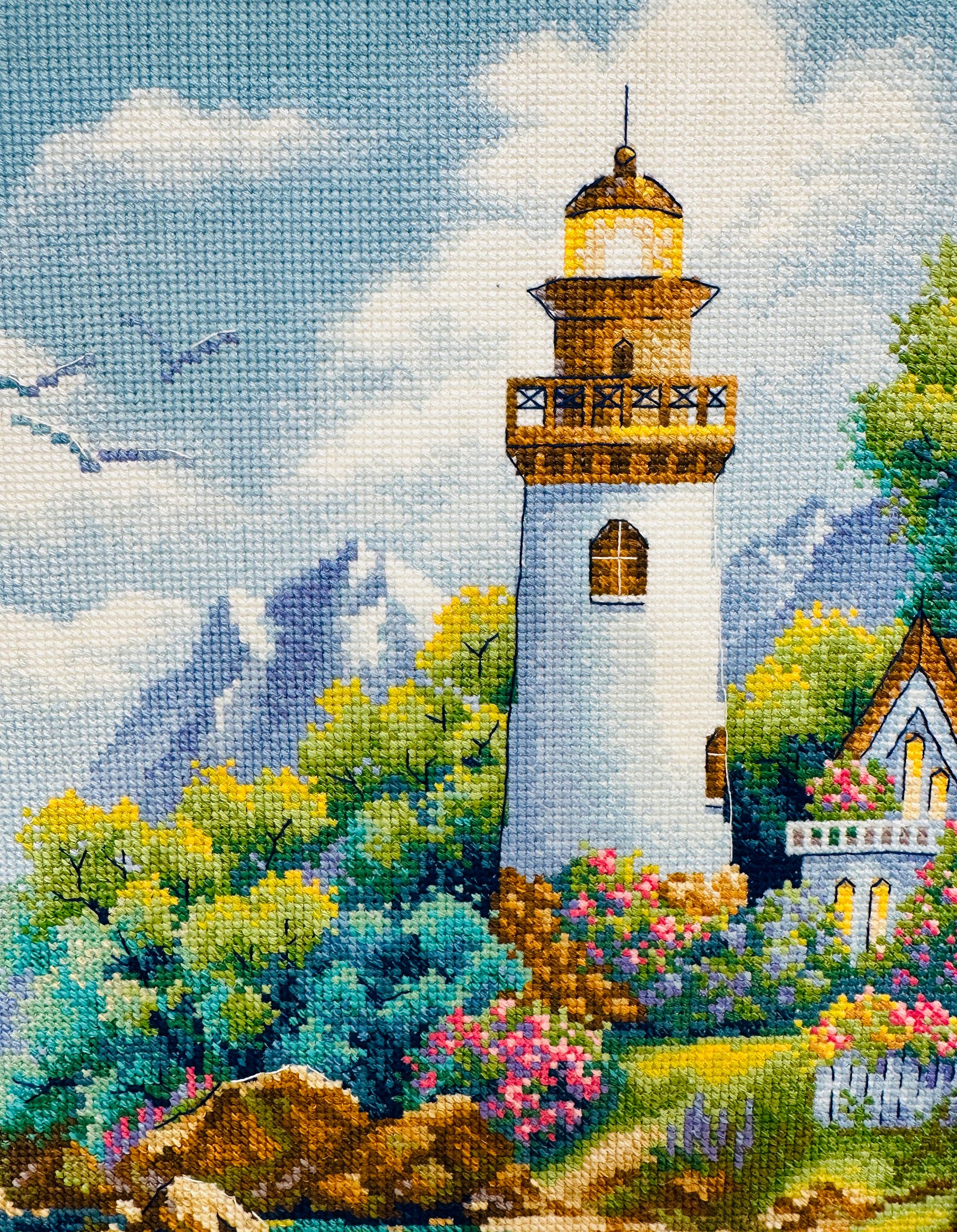 Kit De Point De Croix RIOLIS 2188 Quiet Harbour, Kit De