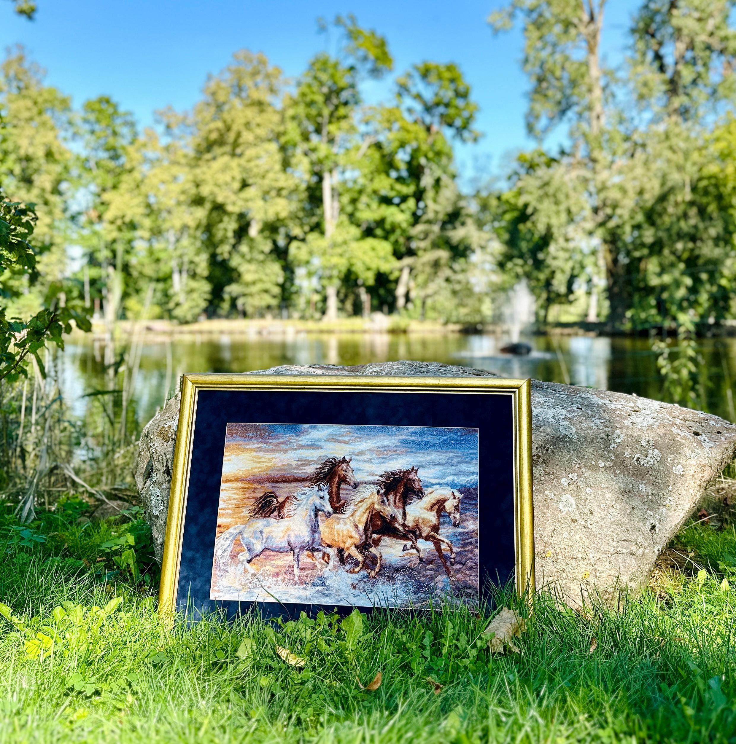 RIOLIS Girl With A Pearl Earring Counted Cross-Stitch Kit