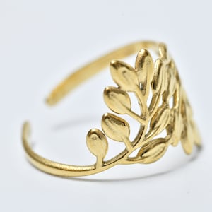 Leaf Ring, Leaf Branch Ring,gold ring, Silver ring,Leaf Ring, Nature Jewelry, Open Ring, Leaf Adjustable Ring, Stackable Ring, Gift for Her.