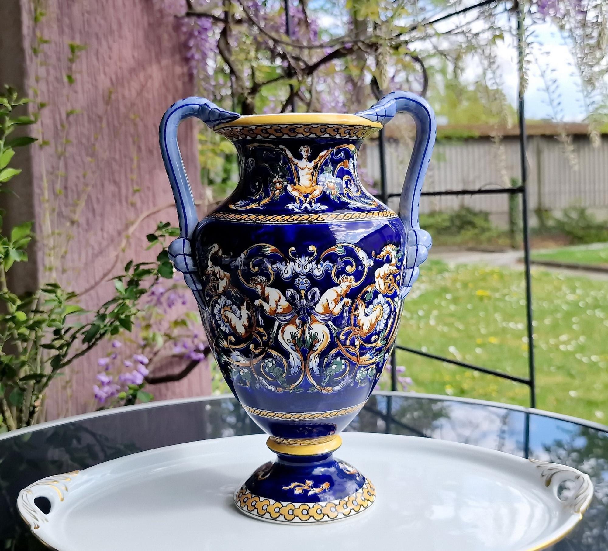 ジアン　ルネッサンス　ジアンブルー 水差し GIEN 水差し ジアンブルー ジアン ルネッサンス ジアンブルー 水差し