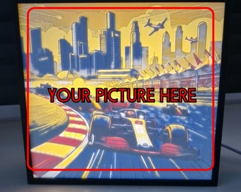 Your Own Picture Lithophane Lightbox 3D Printed 15x15cm