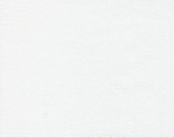 Twinkle Basic Dot Star White on White by April Rosenthal for Moda Fabrics 24106 42, 1/2 yard increments
