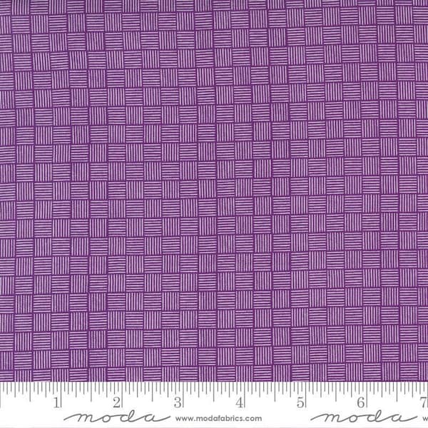 Sincerely Yours Check Iris by Sherri and Chelsi for Moda Fabrics 37616 19, 1/2 yard increments