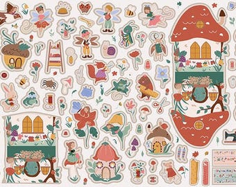 Thimbelina & the Sewing Fairies 36" x 69" Thimbelina Felt Panel FT16868-PANEL