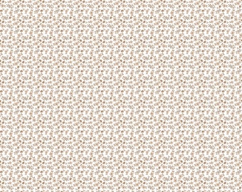 Whimsical Woodland Mini Florals Natural by Tasha Noel for Riley Blake Fabrics C17645-NATURAL, 1/2 yard increments