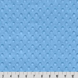 Sky Cuddle Minky Dimple Dot Fabric by Shannon Fabrics