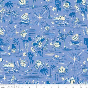 Forever Neverland by Jill Howarth for Riley Blake Fabrics, Half Yard ...