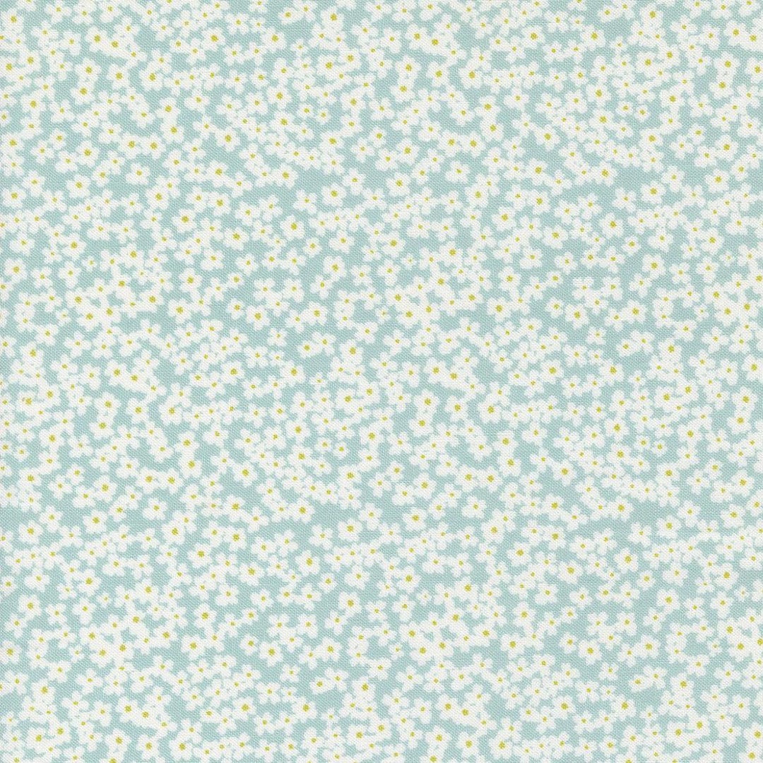 Shine Bloom Small Floral Sky by Sweetwater for Moda Fabrics 55672 12, 1 ...