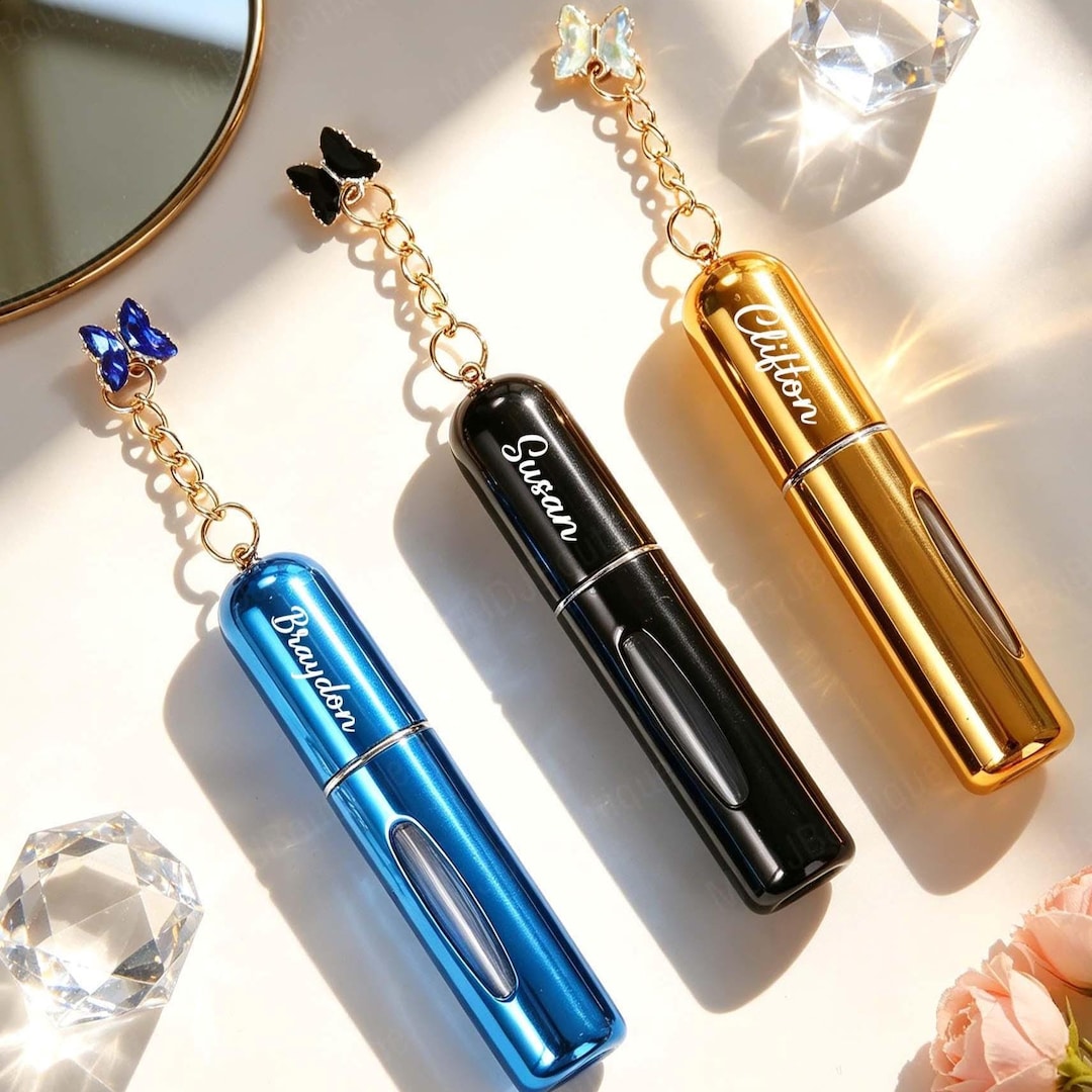 Engraved Travel Perfume Atomizer