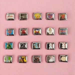 Italian Bracelet Women Charms, Surprise Italian Bracelet, Cute Cartoon, Classic 9mm Size, Multiple Cute Charms, Adjustable Bracelet Gift