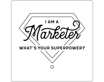 Marketing Superpower Sticker