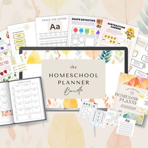 Ultimate Homeschool Planner and Worksheets image 1