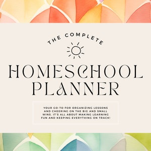 Ultimate Homeschool Planner and Worksheets image 2