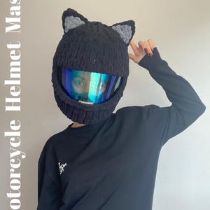 Motorcycle helmet handmade masks,Motorcycle helmet cover balaclava, Unisex Motorcyle mask, Animal motorcyle helmet cover, Gift for Christmas