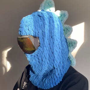 Animal Helmet Balaclava, Three Colors Cover Mask, Crochet Balaclava, Ski Helmet Balaclava,Ski Mask,Custom Balaclava, Personalized Gift