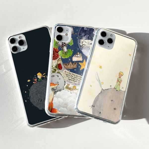 Little Prince Phone Case: Classic Storybook Matte Print, Soft Cover for iPhone, Samsung, Pixel