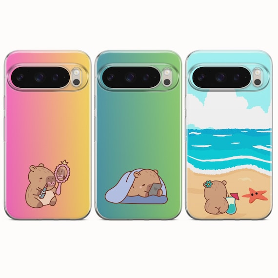 Capybara Phone Case Kawaii Cover for Google Pixel 10pro XL 9pro 9A 8A 7pro 7A 6A Samsung S25fe S24fe S23 A56 A17 iPhone 17 16E 15 14 - Etsy Capybara Phone Case Kawaii Cover for Google Pixel 10pro XL 9pro 9A 8A 7pro 7A 6A Samsung S25fe S24fe S23 A56 A17 iPhone 17 16E 15 14 - Etsy